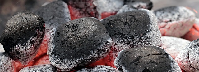 El carbón usado para hacer barbacoas es peligroso, por eso es necesario utilizar guantes cocina para barbacoas.
